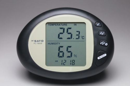 デジタル温湿度計インストーン PC-7800II ブラック